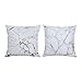 BLEUM CADE Marble Pillow Cover Home Decorative Polyester Throw Pillow Cover