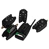 Ray-JrMALL-Set-4-PCS-Wireless-Blue-LED-Fishing-Bite-Alarms-Receiver-Carp-Running-Black Ray-JrMALL-Set-4-PCS-Wireless-Blue-LED-Fishing-Bite-Alarms-Receiver-Carp-Running-Black
