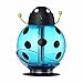 soled Portable 360 degree rotation Creative Cartoon Beetle Ultrasonic Humidifier Skin Replenishment 260ML Mini USB Air Freshener Purifier Mist Maker with LED Light for Home School Travel Car (Blue)