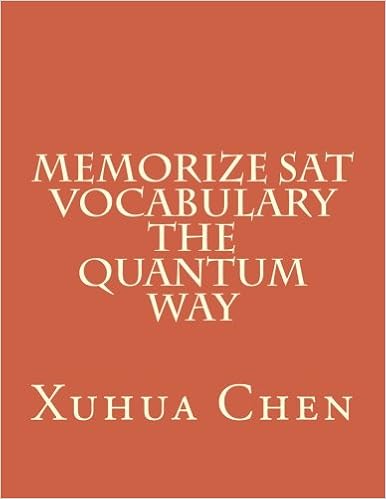 Amazoncom Memorize Sat Vocabulary The Quantum Way Volume - 