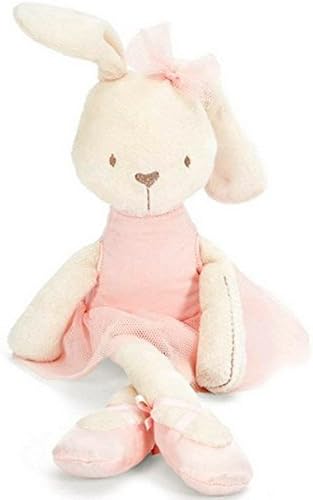 Cute 42cm Stuffed Plush Rabbit Toy For Baby Girls Kids Soft Kawaii Toy Children Big Bedding Pillow Baby Girls Bow Dress Pets Toys