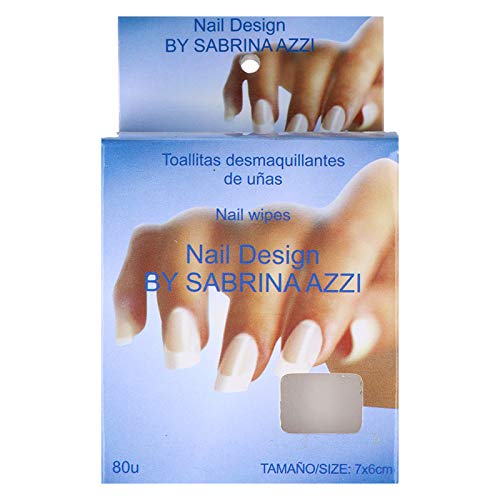 SABRINA AZZI Sabrina Nail Wipes 4 x 5 cm 80 U (876), Standard, Single