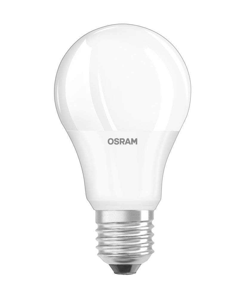 OSRAM Pack of 4 x LED lamp | Base: E27 | Warm White | 2700 K | 8.50 W | Replacement for 60W | Frosted | LED Value Classic A