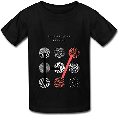 Twenty One Pilots Album Logo Cute Graphic T Shirt For Kids Black XS