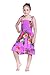 Girl Purple Floral Hawaiian Luau Dress in Various Styles