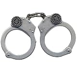 Tactical Training Handcuff, Chain Link, Nickel