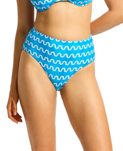 Seafolly Women's High Waisted Full Coverage Low Legline Bikini Bottom