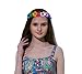 Festie Fever Light Up Hippy Flower Crown With LED (Rainbow)