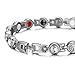MagEnergy Crystal Arthritis Bracelet for Women with Negative Ion Fatigue Relief and Balance Your Body Life with Adjustable Tool and Jewelry Box
