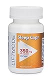 LiftMode Nighttime Sleep Aid Capsules - Melatonin, Oleamide, Vitamin C, L-THP (Yan Hu SUO) | Vegetarian, Vegan, Non-GMO, Gluten Free - 60 Count