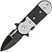 Magnum 01SC148N Lightning Knife with 1-7/8 in. Straight Edge Blade, Black
