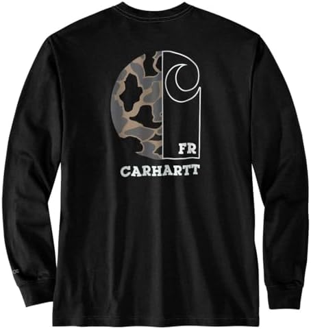 Carhartt Men's Loose Fit Heavyweight Long-Sleeve Pocket Deer