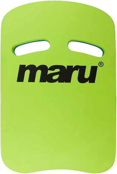Maru Lime Blue Swimming Kickboard EVA Foam Easy-Grip 42x28cm Kids & Adults
