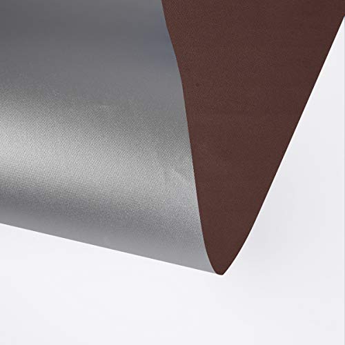 Acholo Blackout Roller Shades Black Roller Blinds for Windows 27inch x 72 inch, Cordless Window Roller Shade for Home, Dark Chocolate