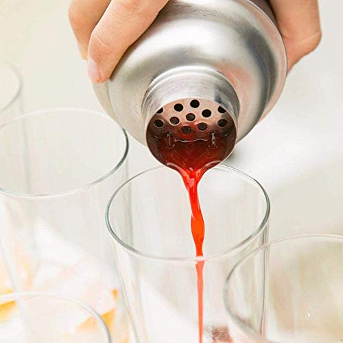 LKNJLL 24 Ounce Cocktailshaker Bar-Set mit Zubehör - Martini-Set mit Jigger Mess- und Rührlöffel Plus-Trinken Rezepte… – Bild 4