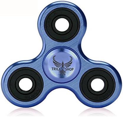 The Trill Shop's TRIX Fidget Tri-Spinner | LEARN TRICKS with our TRICK BONUS | Premium Parts - Built for top trick performance (BLUE)