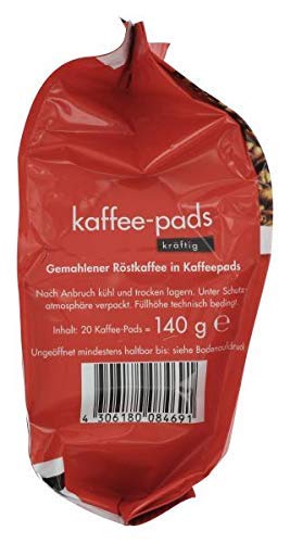 Jeden Tag 20 Kaffeepads Espresso, 140 g – Bild 4