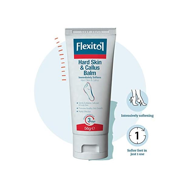 Flexitol-Hard-Skin-and-Callus-Balm-Immediately-Softens-Hard-Skin-and-Callus-Suitable-for-Diabetics-56g Flexitol Rescue Hard Skin and Callus Balm 56g, Softening Foot Cream with Glycolic and Salicylic Acid, Suitable for…