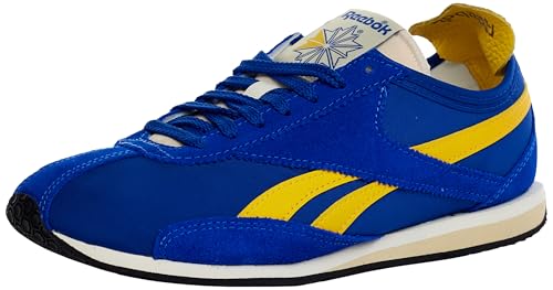 Reebok R400, Zapatillas Unisex Adulto, Vector Blue/Optimum Blue/Golden Haze, 43 EU