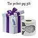 Gagster Donald Trump Toilet Paper Roll - 3 Ply Funny Novelty Bathroom Tissue Gag - 200 Sheets Per Roll - Joke Gifts - Prank Gift for Adults Black and White Printed Sheets - Make Your Butt Laugh