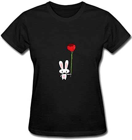 ReRabbit rose for You T-shirts For womens XXXL black