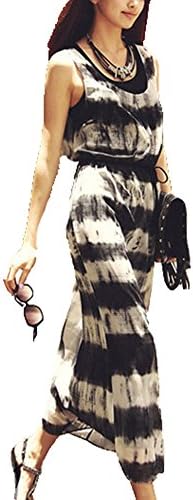 Chicside Women's Slim Fit Casual Low Rise Pullover Maxi Dresses As Picture One Size