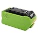 Joiry 40V 5000mAh Li-ion Replacement Battery Work with GreenWorks 29462 29472 (NOT for Gen 1)