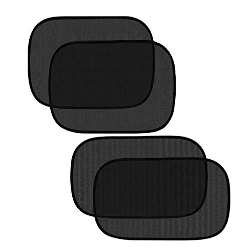 Pulaisen Car Window Shade - Sunshade Car Side Window Clings - 80GSM UPF50+ Blocks Over 99% Harmful UV Rays - Baby Side Window Car Sun Shades 20"x 12" 19"x 14" (20"x12"&19"x14") - Thumbnail 6