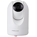 Foscam R4 Two Way Audio WDR Wireless 4.0 MP Ultra HD with Pan and Tilt PnP IP Home Camera, White