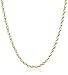 Amazon Essentials Sterling Silver 18k Gold Two Tone 2.3mm Twisted Butterfly Chain Necklace , (previously Amazon Collection)