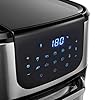 Princess-Air-Fryer-Oven-182075-1700-watt-11-Litre-10-Cook-Presets-Digital-Display-Accessories-exclusive Princess Air Fryer Oven Deluxe, 11 Litre, 1800 watt, 10 Cook Presets, Rotating Basket and Rotisserie Skewer, Digital…
