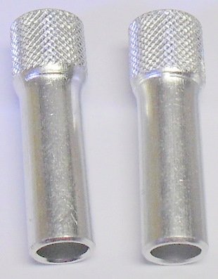 TWO - Replacement 1.5" Standard Aluminum Down Stems (Female Threaded)