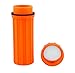 SE 3-IN-1 Orange Waterproof Match Storage Box with Signaling Mirror and Firestarter Flint - CCH6-1