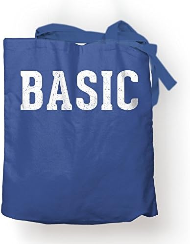 Basic Cool Funny Message Outdoor Humor Grocery Shopping Blue Tote Bag