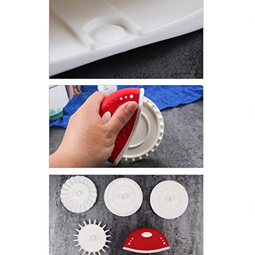 Pizza Cutter,Fheaven Multifunction Pizza Cutting wheel Fluted Wheel Dough Prep Set Tool Pizza Cutter - Thumbnail 4