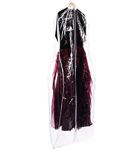 Wedding Dress Bag - Garment Bag For Long Dresses and Gowns -72"x24", 10" Gusset