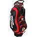 Team Golf NHL Chicago Blackhawks Medalist Golf Cart Bag, 14-way Top with Integrated Handle & External Putter Well, 5 Zippered Pockets, Padded Strap, Umbrella Holder & Removable Rain Hood