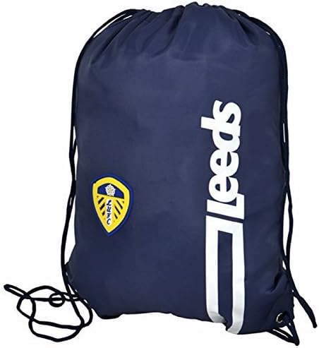 Official LEEDS UNITED FC navy Gymbag
