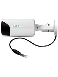 Reolink IP PoE Security Camera 4 Megapixels Super HD 2560x1440 4X Optical Zoom Bullet Outdoor Indoor IR Night Vision Motion Detection RLC-411