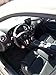 Jdragon Black & Pink PU Leather Best Grip Slip-On Steering Wheel Cover 14.25-15