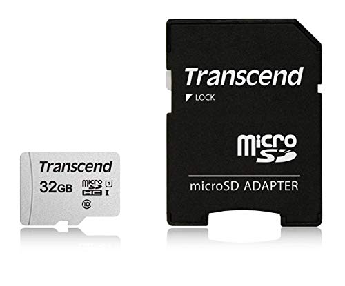 Transcend TS32GUSD300S-AE 32GB UHS-I U1 MicroSD Memory Card