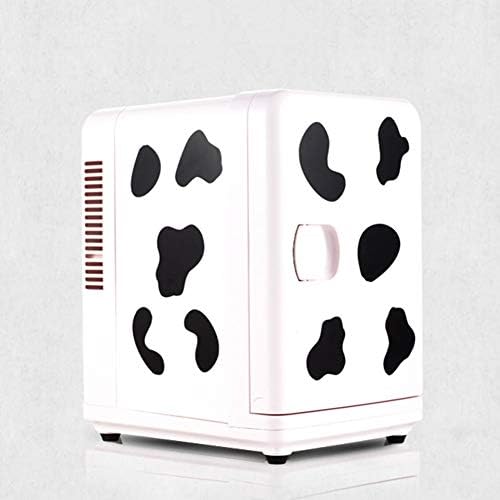 GJLR Car Refrigerator 6L Mini Refrigerator Car Dual-use refrigerated Fresh-Keeping Heating and Cooling Refrigerator,White