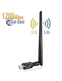 ANEWKODI 1200Mbps Adaptador WiFi para pc   Desktop   Laptop