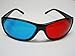 3D Red-Blue / Cyan Anaglyph Simple Style Glasses Movie Game-Extra Upgrade Style