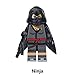 Ginkago Tiny Lego-Like Action Figure Fort Game Fans, Fort Game Battle Crew Royale Skin Themed Small Action Figures 8pc, 4.5cm