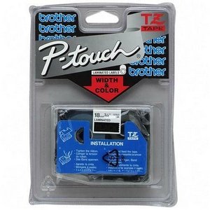 UPC 012502052104, Brother 3/4 Inch x 26.2 Feet Blue on White for P-Touch (TZ243)