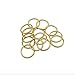 20 Pcs 1 Inch Gold Round Brass Rings, Metal Hoop Ring for Dream Catcher Crafts Accessories