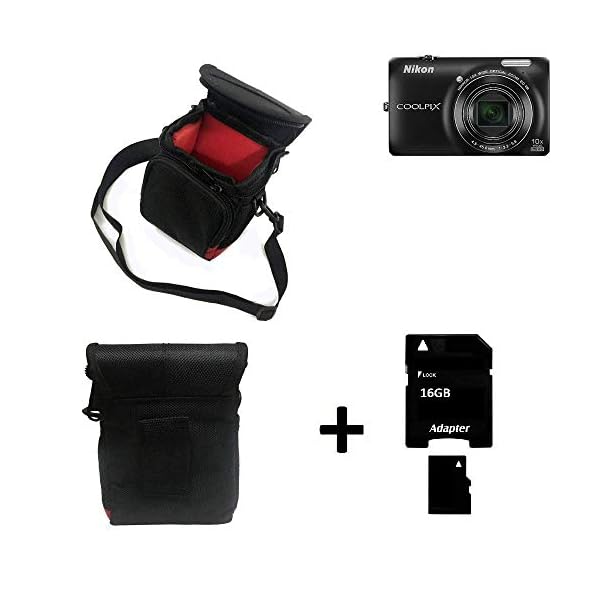 K-S-Trade Kameratasche Für Nikon Coolpix S6300 Kameratasche Fototasche Umhängetasche Schutz Hülle Kompatibel Mit Nikon… – Bild 3