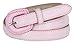 Women's Skinny Snakeskin Embossed Genuine Leather Dress Belts 3/4