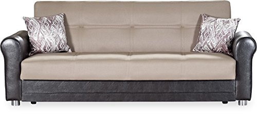 Casamode Avalon Plus Sofa Bed Prusa Brown Polyester